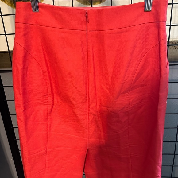J. Crew Red Knee-Length Pencil Skirt Casual - Picture 4 of 5